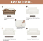 Easy-Going 100% Waterproof Loveseat Couch Cover Stretch Jacquard Sofa Cover | - Image 5