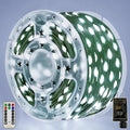 Ollny Christmas Lights Outdoor, 393FT 1200 LED IP67 Waterproof Christmas Tree Lights with 8 Modes Remote Timer, String Lights for House Yard Outside Indoor Xmas Decorations Cool White