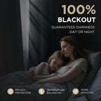 Joydeco 100% Blackout Curtains for Bedroom - Image 3