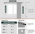 H.VERSAILTEX Linen Curtains Natural Linen Blended Curtain Panels - Image 8