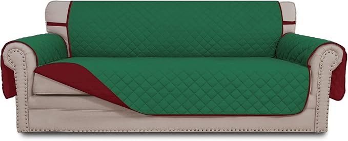 Easy-Going Reversible Couch Cover, 3 Cushion Sofa, Washable Slipcover by Easy-Going