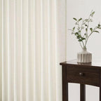 Topfinel 102 Inch Curtains 1 Panels Set, Two Packs Pinch Pleat Back Tab Linen - Image 5