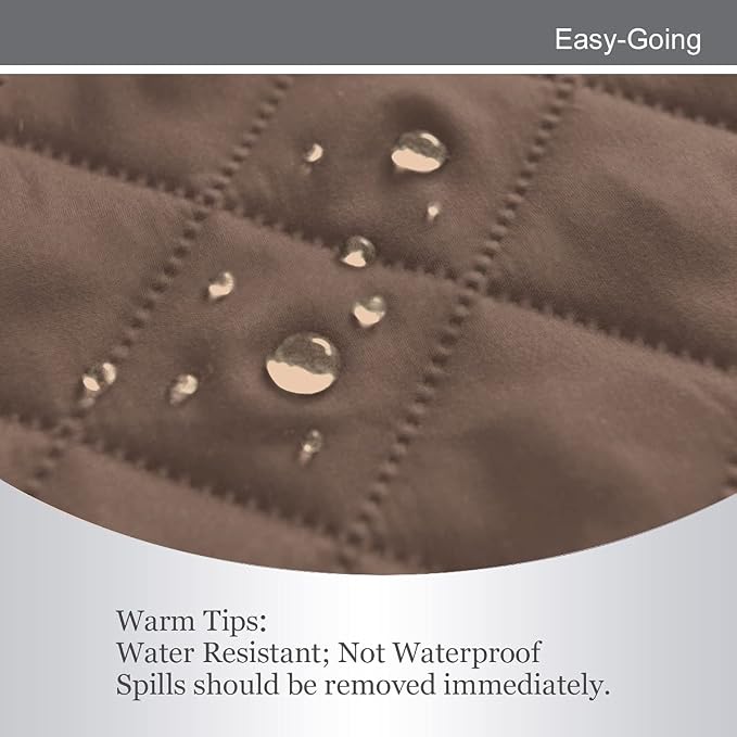 Easy-Going Reversible Couch Cover, 2 Cushion Sofa, Water Resistant Furniture Mat - Image 4