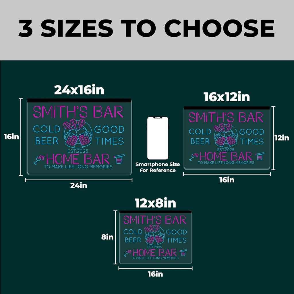 Personalized Pool Side Bar & Grill Neon Sign, Custom LED Wall Light for Backyard, Patio, Outdoor Bar, BBQ Area, Fun Gift for Grill Lovers