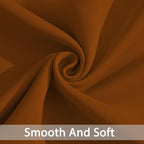 Yakamok Room Darkening Curtains 52x84 inch Length Burnt Orange-Living Room | 2 - Image 5