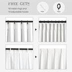 AUSSPVOCT Pinch Pleated 95 Inch Linen Curtains 100% Blackout - Image 7