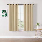 ChrisDowa Blackout Curtains for Bedroom and Living Room 54 Inches Long | 2 by ChrisDowa