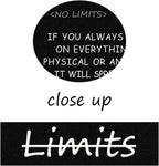 Motivational Wall Art ‘There are no limits’ from Bruce Lee's Inspirational Canvas Poster Printed Modern Artwork for Office living room Bedroom Home Decor Framed Ready to Hang [12" W X 18" H]