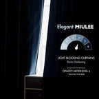 MIULEE Navy Blue Velvet Curtains 52x84 inches Luxury Blackout Curtains | - Image 5