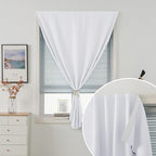 Blackout Curtains with Self Adhesive Tape No Rod No Drill Easy Install Window - Image 2