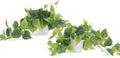 Tiita 2 Pack Fake Plants Artificial Scindapsus Aureus in Pots, Realistic Fake Greenery Potted Plants for Home Office Desk Window Sill Bathroom Bedroom Outdoor Indoor