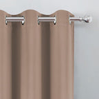 Cappuccino Blackout Curtains 42 x 54 Inch Length Set of 2 Panels Grommet - Image 7