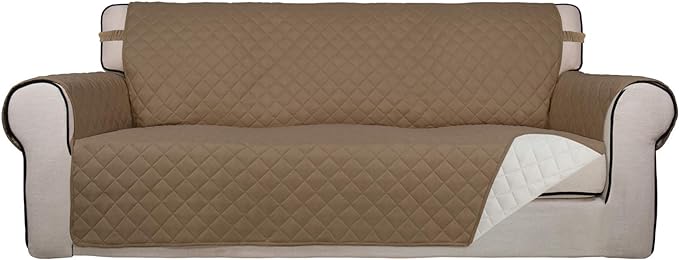 PureFit Reversible Quilted Sofa Cover Dog Couch Covers by PureFit