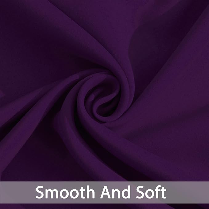 Yakamok Room Darkening Curtains 70x84 inch Length Purple-Living Room | 2 panels - Image 4