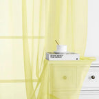 Chyhomenyc Sheer Curtains 96 inches Long 2 Panels - Image 8