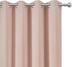 Blackout Curtains 52 x 90 inches Long Blush Curtains Set of 2 Panels Thermal - Image 6