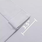 Joydeco White Blackout Curtains 96 Inches Long - Image 4