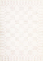 GarveeHome Beige Checkered Rug 5x7 Area Rugs Washable Checkerbroad 5x7 Rug | - Image 5