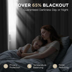 Joydeco Long Blackout Curtains for Bedroom & Living Room 120 Inch 2 Panels | - Image 3