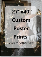 GZZFXXD Personalized Custom27''x40'' Canvas Prints with Your Photo/your Image Large Wallart Wall Decor for Bedroom Dining room Living room Children's room(Unframed)