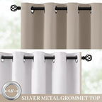 Yakamok Natural Blackout Curtains 72 Inches Long - Image 2