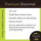 Briarwood Lane Halloween Gnomes Humor Doormat