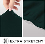 PureFit Stretch Couch Covers for Sofa Large Sofa Slipcovers Deep Teal | 1-Piece - Image 4