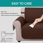 U-NICE HOME 4 Seater Sofa Cover 91''Large Couch Cover, Pet Friendly, Elastic - Image 5