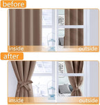 RV Blackout Curtains for Bedroom, 52 x 36 Inches Long, Cappuccino | Thermal - Image 4