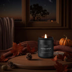 Fall Candle - Harvest Season Scented Candles, Fall Soy Candle for Home Decor, 7 oz Natural Soy Wax – Long-Lasting Autumn Candles, Aromatherapy Gift for Women & Thanksgiving, 7oz