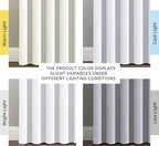 H.VERSAILTEX Patio White Curtains 100 x 90 Inches - Image 3