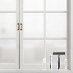 Kromapolis Window Privacy Film Frosted Glass Window Film, Heat Blocking Privacy Film for Glass Windows, Static Cling Non-Adhesive Frosting Window Stickers for Door Home (Frosted, 45.2 x 157.4 inch)