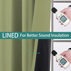 Yakamok Sage Blackout Curtains 96 Inches Long - Image 4