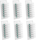 Disposable Toilet Brush with Replaceable Heads, Wall-Mounted Holder, Hygienic Bathroom Cleaning Tool (48 Box Refills)