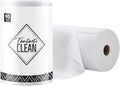 Fantasticlean Microfiber Cleaning Cloth Roll -90 Pack, Tear Away Microfiber Towels, 12" x 12", Reusable, Washable, Scratch Free, Ultra Absorbent Dish Rags for Car, Home, Garage or Shop (White)