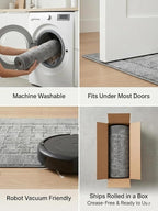Runner Rug 15 ft, Non-Slip Washable Rug, Rubber Backing, Rolled in Box - Image 6