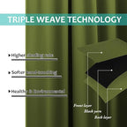 NICETOWN 100% Blackout Short Curtains - Image 6