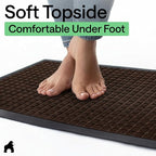 GORILLA GRIP 100% Waterproof All-Season WeatherMAX Doormat 35x23, US Designed - Image 8