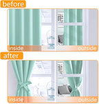Blackout Curtains for Bedroom, 2 Drape Panels, 52 x 45 Inch | Thermal Insulated - Image 5