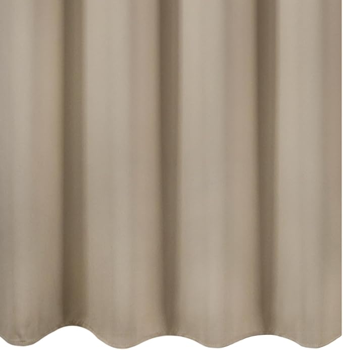 Khaki Blackout Curtains 66 x 63 Inch Length/Set of 2 Curtain Panels/Thermal - Image 8