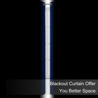 Blackout Curtains 52 x 95 inch/Royal Blue Curtains Set of 2 Panels/Thermal - Image 3