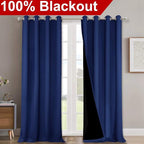 NICETOWN 100% Blackout Curtains - Image 2