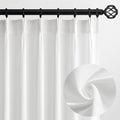 Topfinel Pinch Pleated 92 Inch Curtains 2 Panels by Topfinel