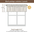 Chyhomenyc Sheer Valances for Windows - Image 3
