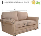Easy-Going Reversible Couch Cover, 2 Cushion Sofa, Slipcover - Image 7