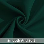 Yakamok Room Darkening Curtains 42x63 inch Length Dark Green-Living Room | 2 - Image 5