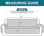 Turquoize 100% Waterproof Couch Cover Sofa Covers Washable Couch Covers - Image 5