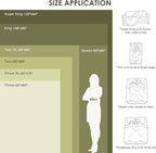 EMME Cotton Muslin King Blanket 4 Layer Ultra Soft Breathable Bed Layering - Image 9