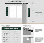 H.VERSAILTEX Blackout Curtains for Bedroom Thermal Insulated Room Darkening - Image 2