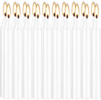 White Candles Set of 40, 4" White Spell & Chime Candles, Unscented Mini Taper Candle for Witchcraft, Wiccan Altar, Magic Tools, Rituals, Prayer, Meditation and Christmas Party Decoration